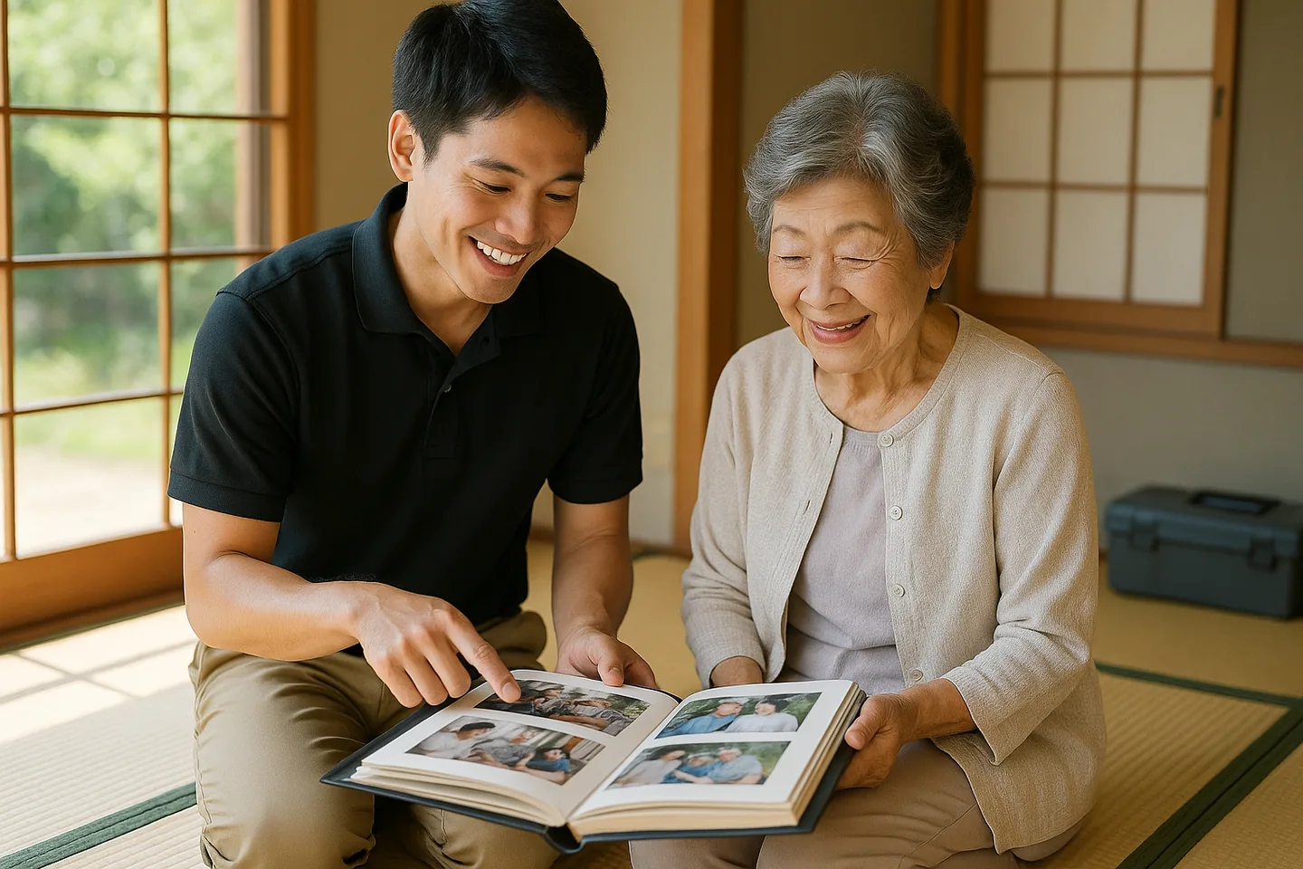 遺品整理・生前整理の相談の様子